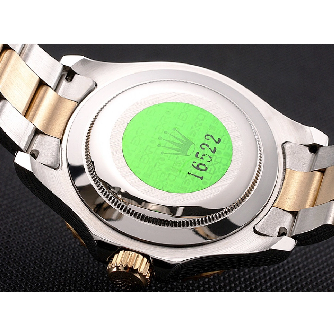 AAA Replica Watches Bezel Case Rolex Two Yacht-Master Dial Stainless Bracelet Gold White Tone Steel 0708